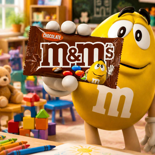 شکلات دراژه ام اند امز قهوهای