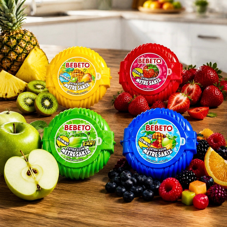 آدامسمتری ببتو طعم میوهای ساخت ترکیه