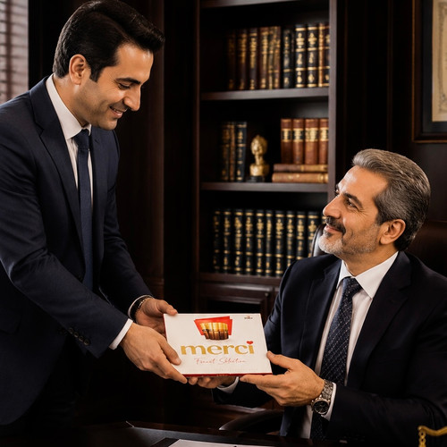 شکلات کادویی مرسی ۲۰ عدد شکلات ساخت آلمان