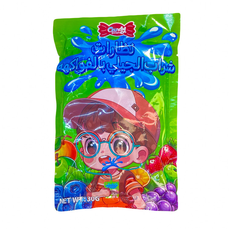 آبمیوه عینکی با طعم میوه