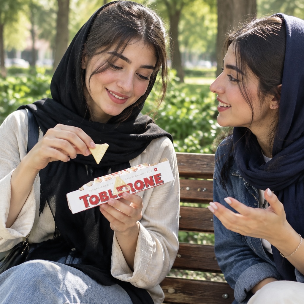 تابلرون سفید بادام درختی و عسل